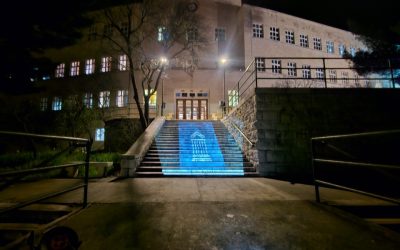 Učenici Ekonomske škole Šibenik obilježili Međunarodni dan svjetla svjetlosnom instalacijom